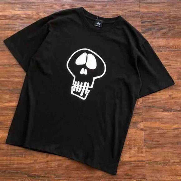 Stussy Other - Men's Stussy Black Skull Print Tee Size: XL